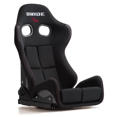 Bride Giasiii Recliner Seat - Black Carbon Shell / Frp Silver Shell 1