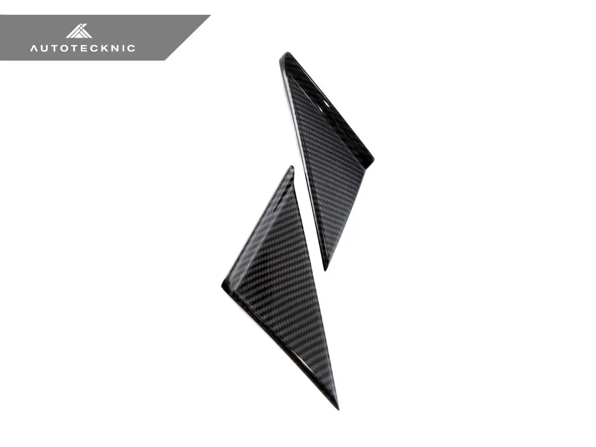 Autotecknic Version Iii Dry Carbon Side Mirror Wind Deflector Set - A90 Supra 2020-Up 1