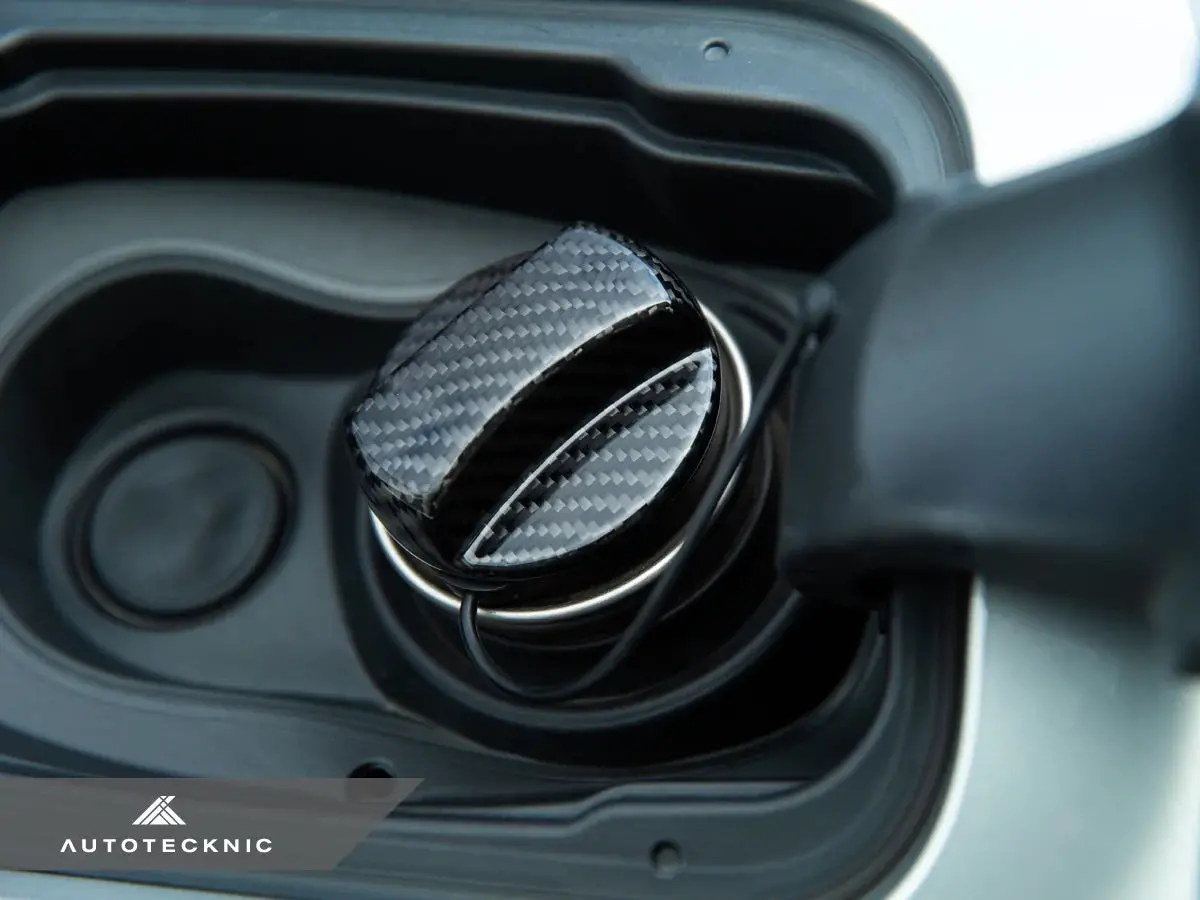 Autotecknic Dry Carbon Competition Fuel Cap Cover - A90 Supra 2020-Up 1