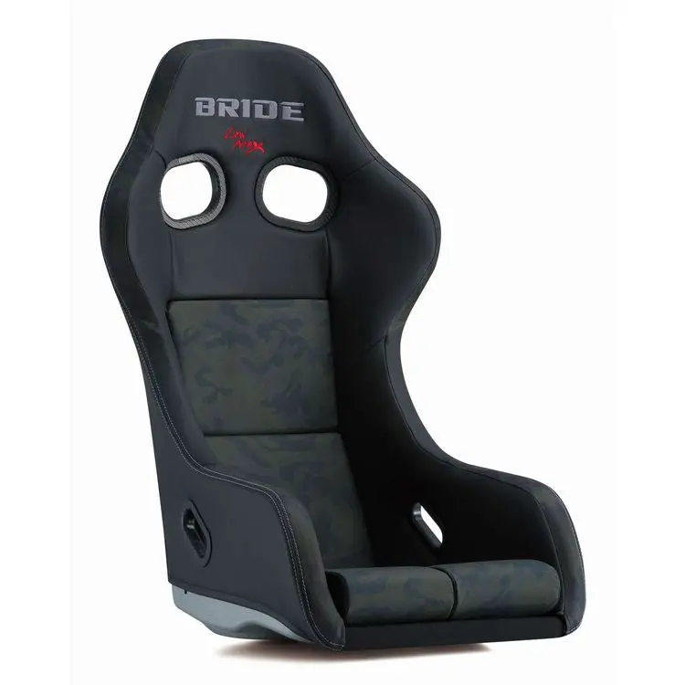 Bride Zetaghost Bucket Seat - Green Camo / Frp Silver Shell 1