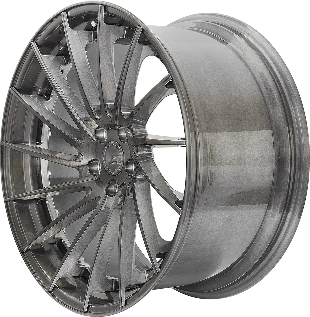 Bc-Forged Hca215 Modular Wheels - 20X9 | 20X11 - Brushed Black Center - Brushed Dark Black Lip - Hidden Hardware 1