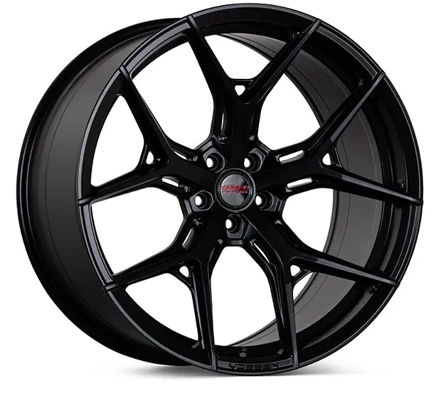22” Vossen Hf-5 Satin Black Wheels For Tesla Model X (22X9.5|22X10.5) - Deep Concave 1