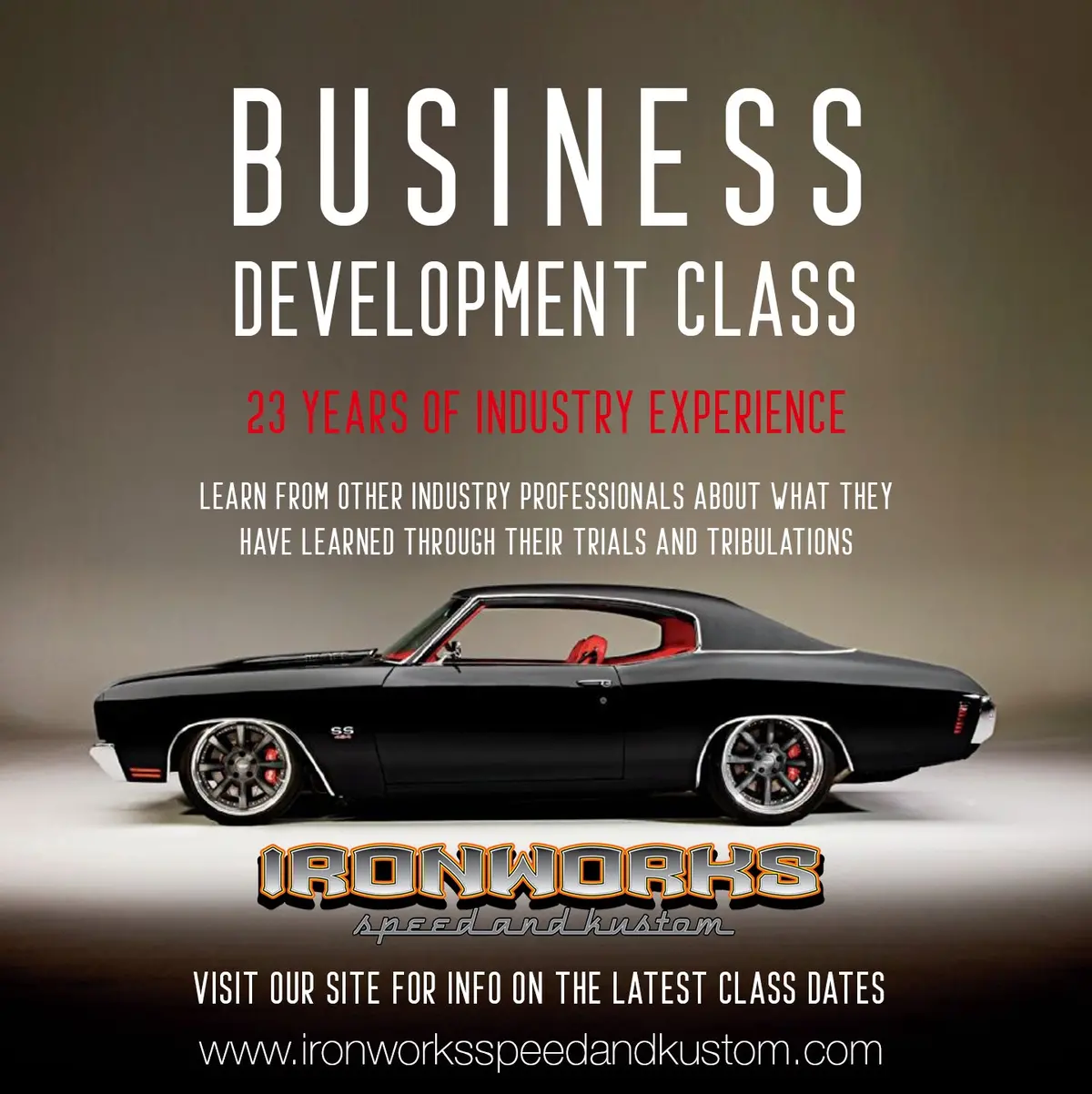 Business Development Class - September 18-19 2026 Bakersfield, Ca 1