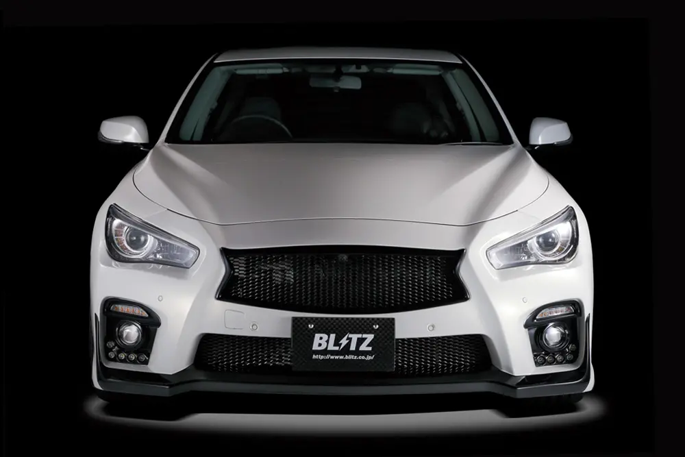 Blitz Power Aero Speed R-Concept Front Bumper Spoiler Led Light Set For Yv37 & Zv37 Nissan Skyline 200Gt-T 1