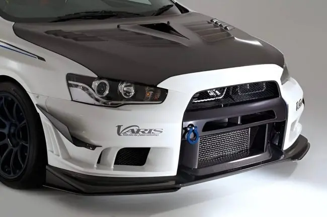 Varis Single Canard Set (For Ver.2 Front Bumper) For Cz4a Mitsubishi Lancer Evolution X [Vami-211 / Vami-212] 1