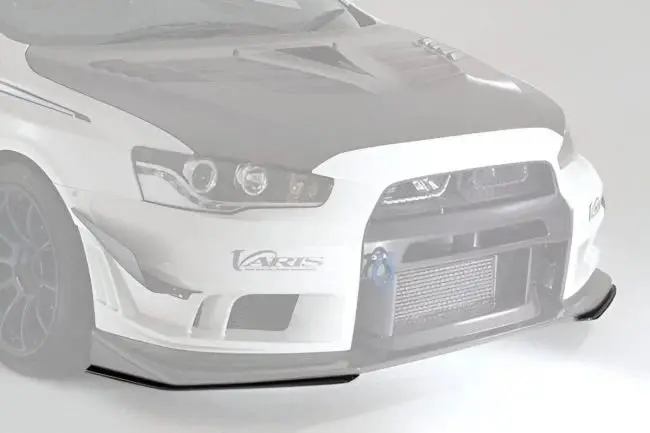 Varis Front Under Flipper (For Ver.2 Front Bumper) For Cz4a Mitsubishi Lancer Evolution X [Vami-209 / Vami-210] 1