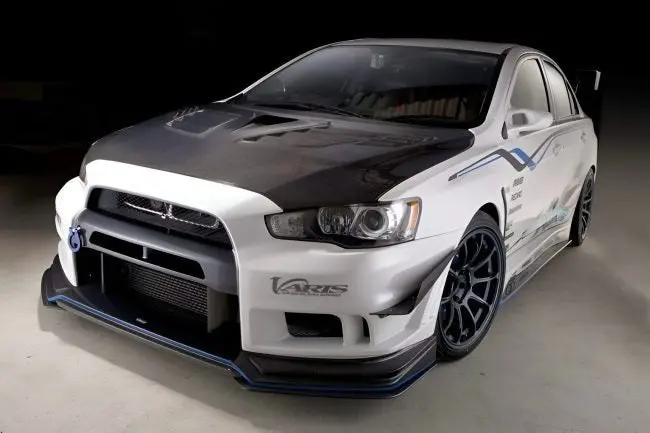Varis 14' Reloaded Front Bumper Ver.2 + Front Under Lip Spoiler Ver.2 For Cz4a Mitsubishi Lancer Evolution X [Vami-194 / Vami-195] 1