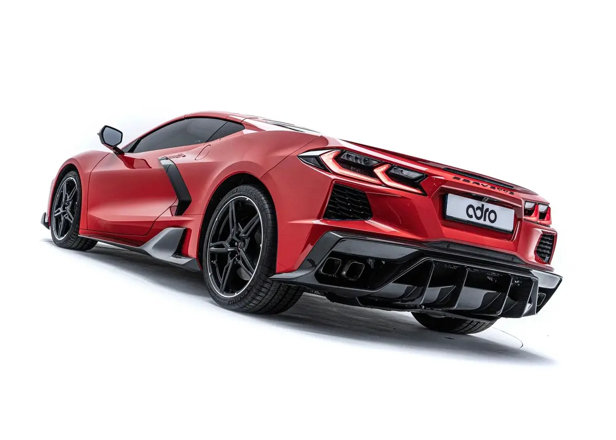 Adro Corvette C8 Prepreg Carbon Fiber Rear Diffuser 1