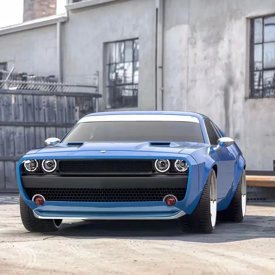 Robot Craftsman Front Bumper "Bandit" For Dodge Challenger 2015+ 1