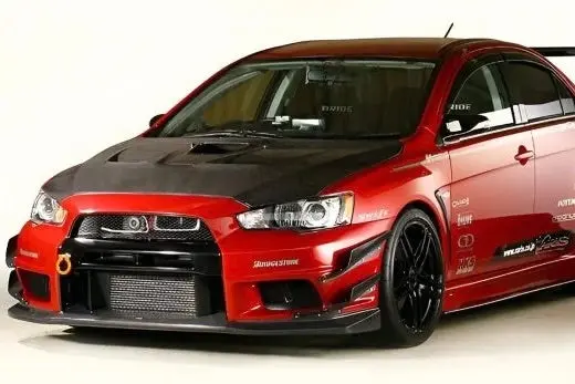 Varis 09' Front Bumper Ver.1 For Cz4a Mitsubishi Lancer Evolution Z [Vami-120 / Vami-121] 1