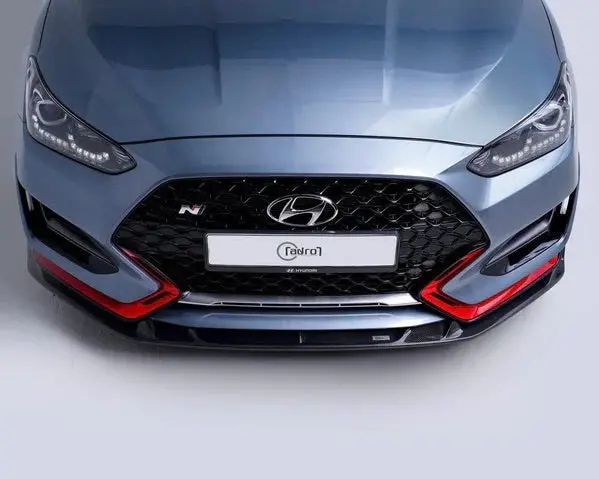Adro Hyundai Veloster N Carbon Fiber Front Lip V2 (Type A) 1