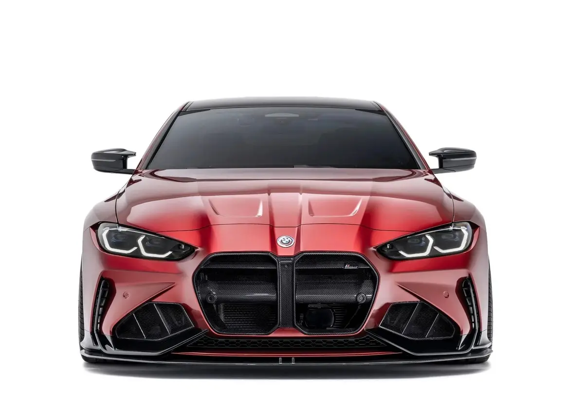 Adro [Pre-Order] Bmw G8x M3/M4 Front Bumper Carbon Fiber Grille & Duct Vents 1