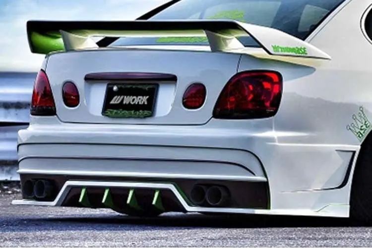 326 Power 3D Star Rear Bumper (Frp) For Lexus Gs300 (Jzs16#) 1998-2005 1