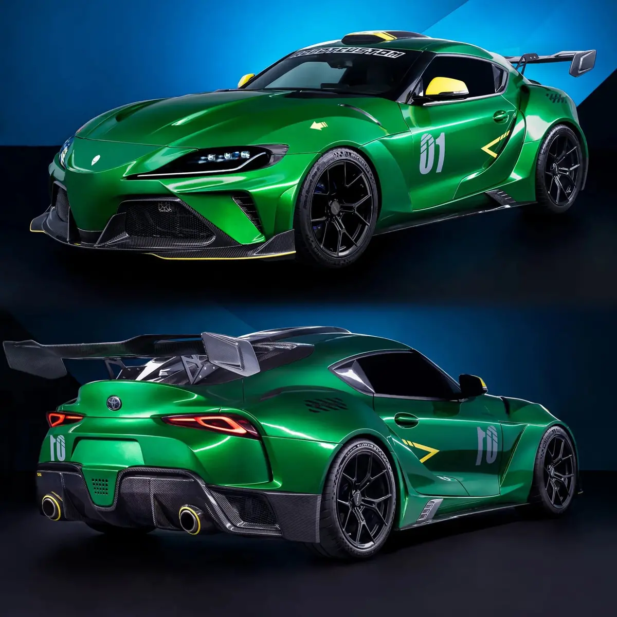 Robot Craftsman "Hyperion" Gtwing For Toyota Gr Supra 2020+ 1