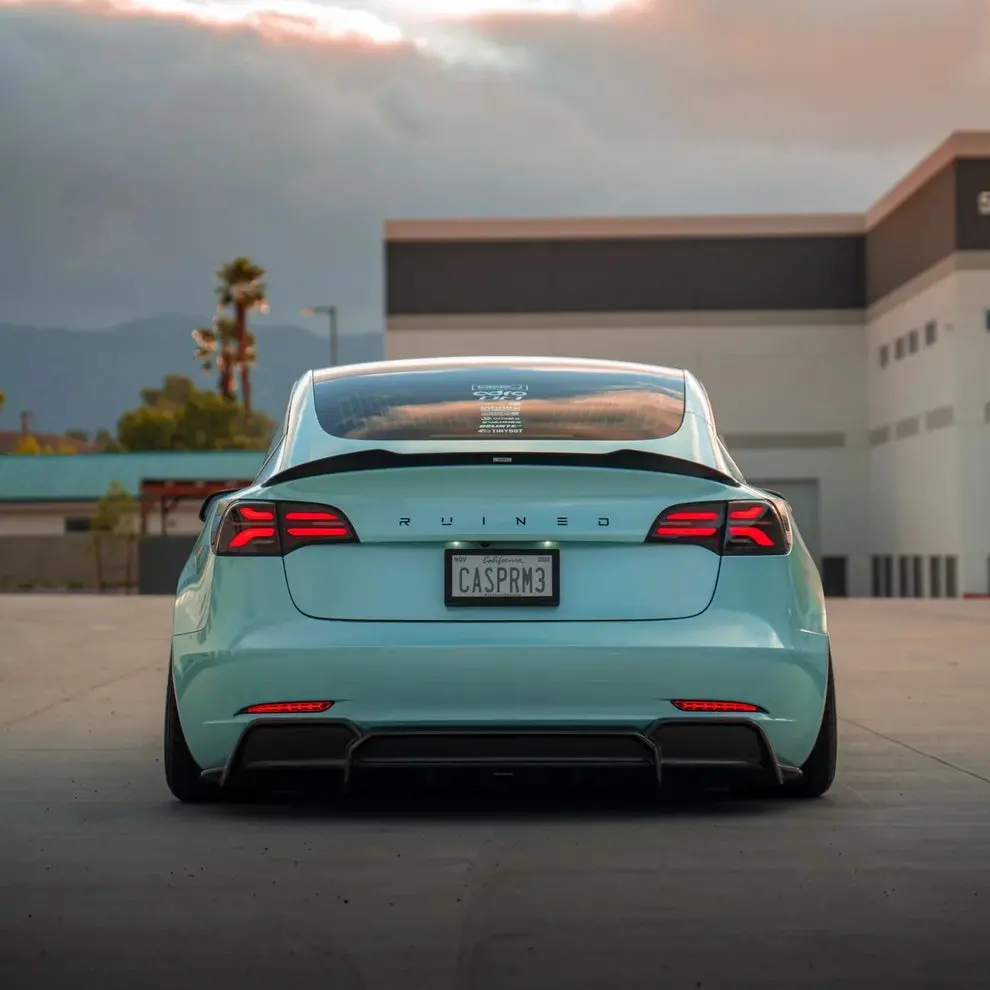Adro Tesla Model 3 Carbon Fiber Spoiler V2 1