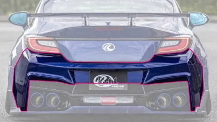 Kuhl Racing Ver.2 04R-Gt Rear Bumper (Frp) Toyota Gr86 (Zn8) & Subaru Brz (Zd8) 2022+ 1