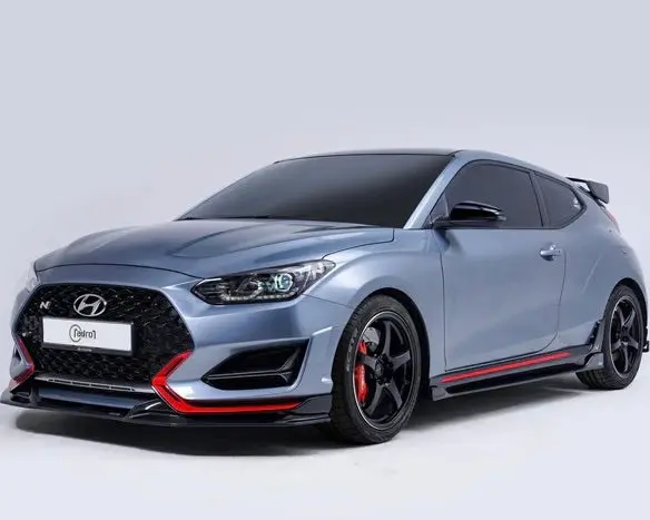 Adro Hyundai Veloster N Carbon Fiber Side Skirts V2 1