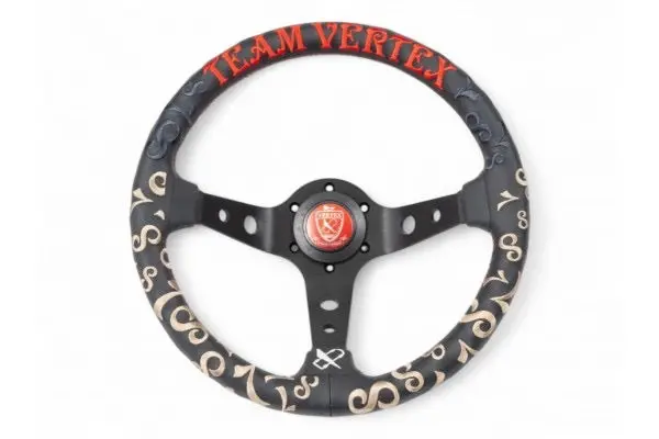 Vertex Seventy-Eight Steering Wheel-Leather 330Mm X 90Mm Deep 1