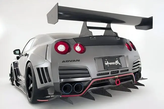 Varis Kamikaze-R Circuit Ver. Rear Bumper For 2008 Nissan Gt-R (Jdm) [Vani-110 / Vani-111] 1
