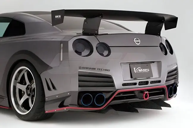 Varis Kamikaze-R Circuit Ver. Rear Bumper For Cba-R35 / Dba-R35 Nissan Gt-R (2009 +) [Vani-112 / Vani-113] 1