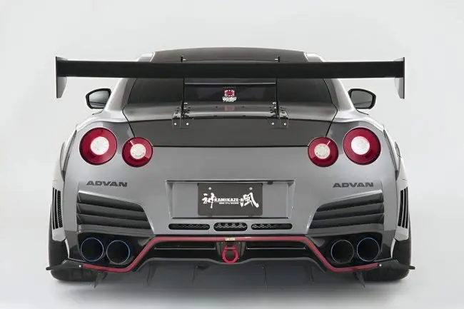 Varis Kamikaze-R Super Sonic Rear Under Spoiler For Cba-R35 / Dba-R35 Nissan Gt-R [Vani-080] 1