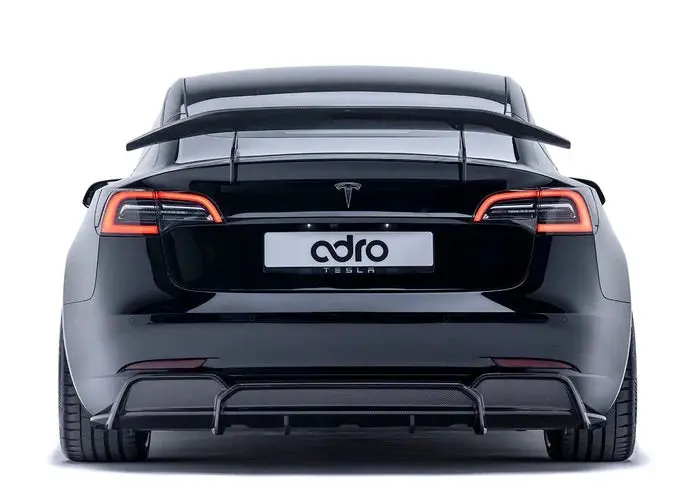 Adro Tesla Model 3 Carbon Fiber Rear Diffuser V2 1