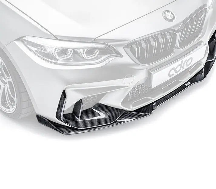 Adro Bmw F87 M2 Carbon Fiber Air Ducts + Front Lip Set 1