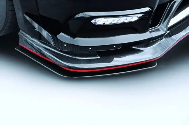 Varis Front Lip Under Flipper (For 14' Ver. Front Bumper) For Cba-R35 / Dba-R35 Nissan Gt-R [Vani-120] 1