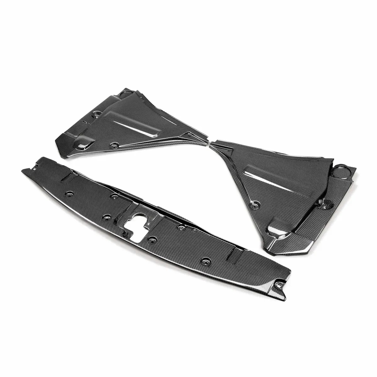 Carbon Fiber Cooling Panel Set For 2009-2022 Nissan Gtr (3-Piece) 1