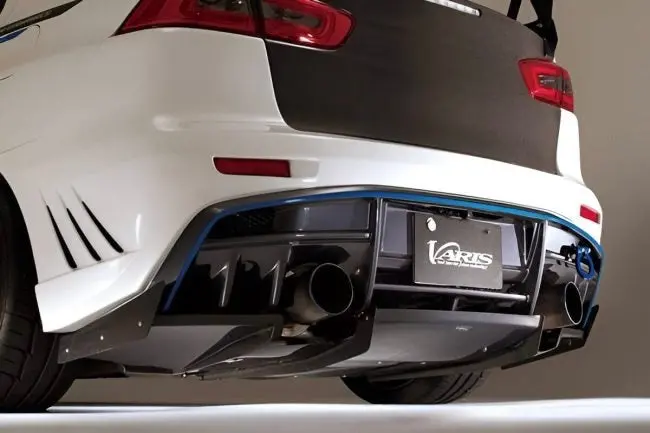 Varis Rear Diffuser (For Varis Rear Bumper) For Cz4a Mitsubishi Lancer Evolution X [Vami-205 / Vami-206] 1