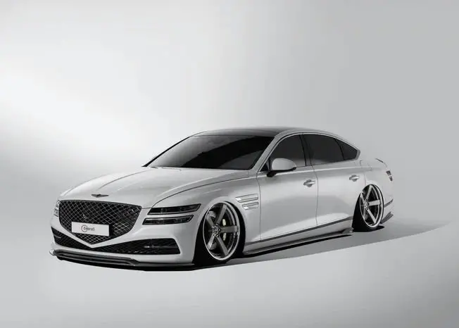 Adro Genesis G80 (Rg3) Carbon Fiber Front Lip V1 1