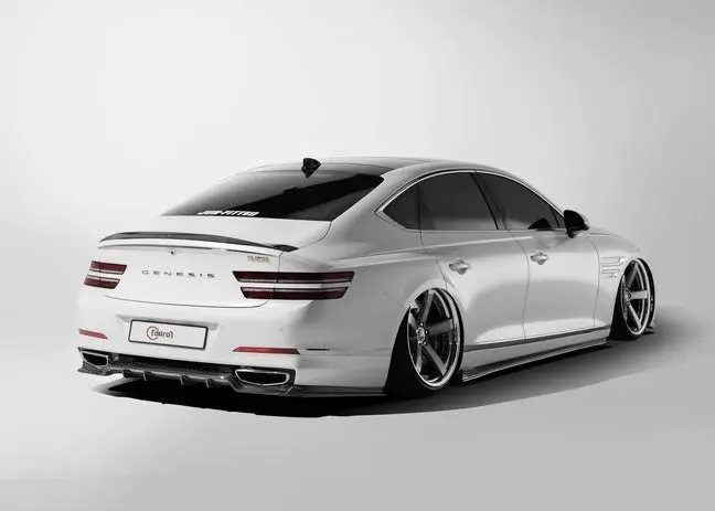 Adro Genesis G80 (Rg3) Carbon Fiber Trunk Spoiler V1 1