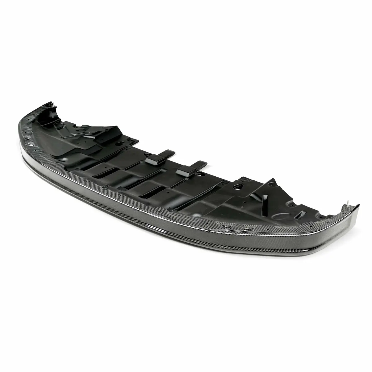 Oem-Style Carbon Fiber Front Lip For 2012-2016 Nissan Gtr 1