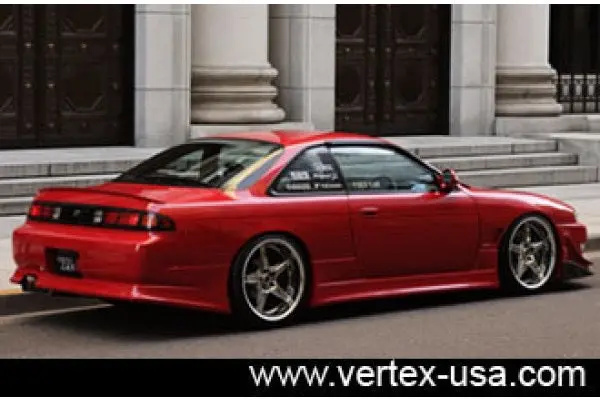 Vertex Lang Rear Bumper For 1995-1998 Nissan S14 240Sx 1