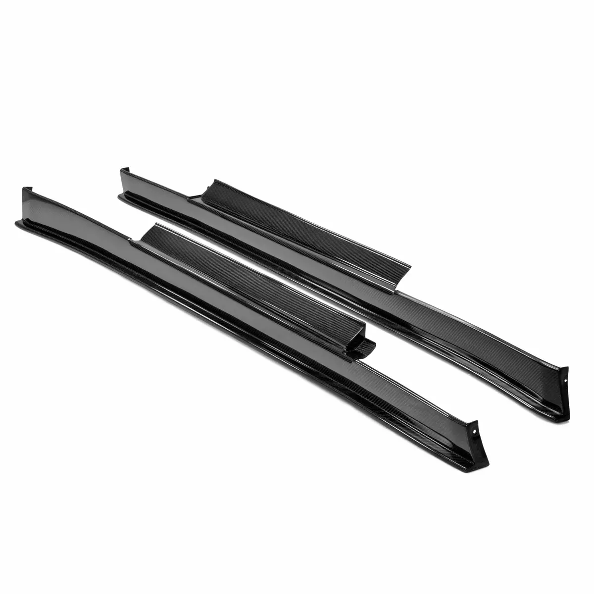 Ss-Style Carbon Fiber Side Skirts For 2009-2016 Nissan Gtr (Does Not Fit Nismo) 1