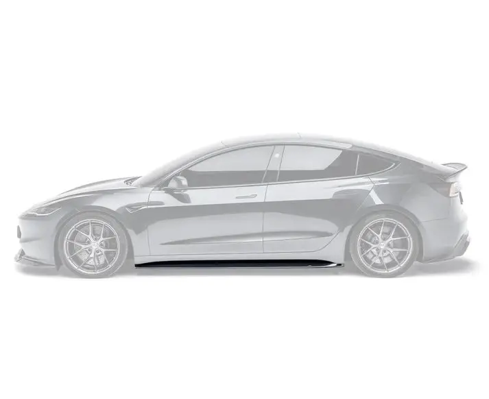 Adro Tesla Model 3 Highland Carbon Fiber Side Skirts 1