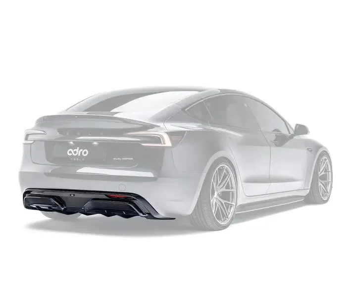 Adro Tesla Model 3 Highland Carbon Fiber Rear Diffuser 1