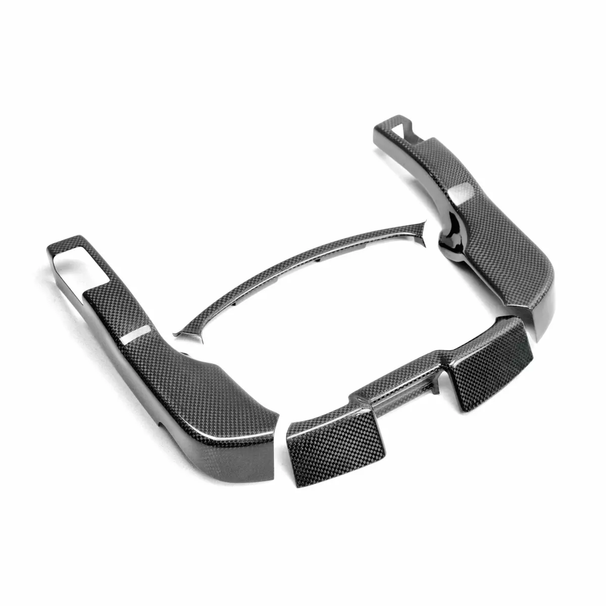 Carbon Fiber Center Gauge Bezel Set (4 Pcs) For 2009-2016 Nissan Gtr 1