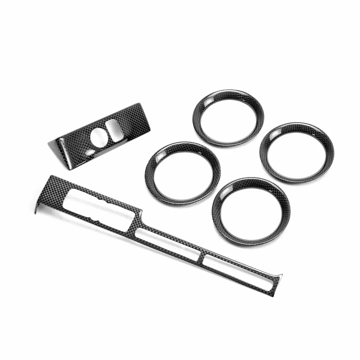 Carbon Fiber Interior Trim Set (6 Pcs) For 2009-2016 Nissan Gtr 1