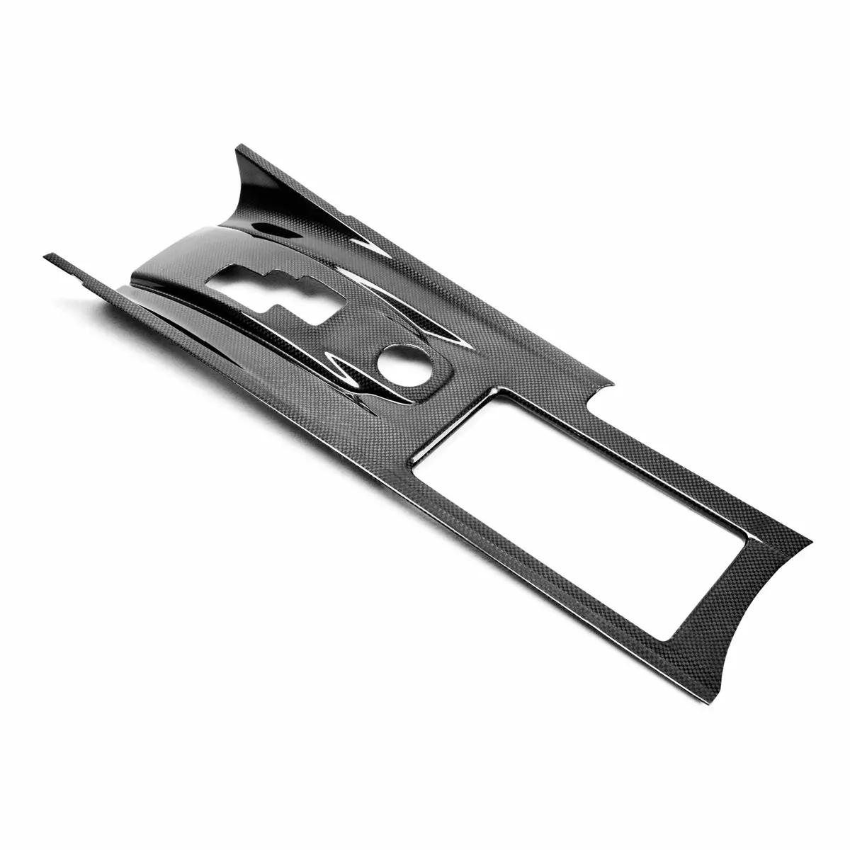 Carbon Fiber Center Shifter Bezel For 2009-2016 Nissan Gtr 1
