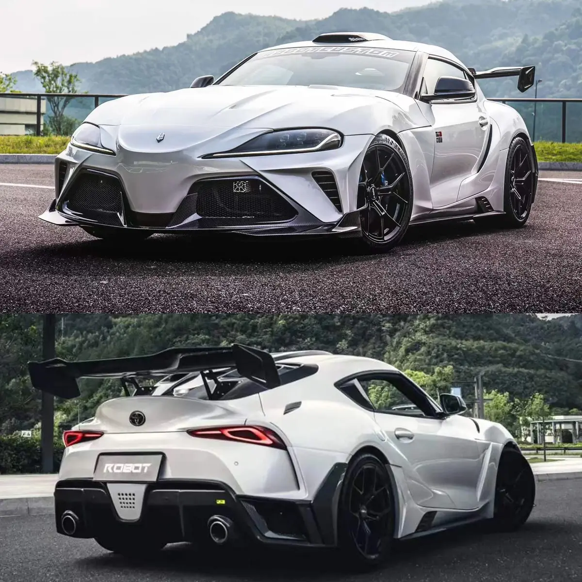 Robot Craftsman "Hyperion" Narrow Body Rear Bumper & Diffuser For Toyota Gr Supra 2020+ 1