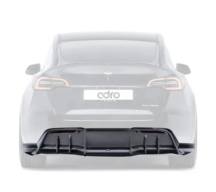 Adro Tesla Model Y Premium Prepreg Carbon Fiber Rear Diffuser V1 1