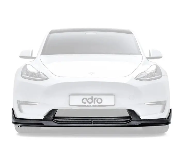 Adro Tesla Model Y Carbon Fiber Front Lip V2 1