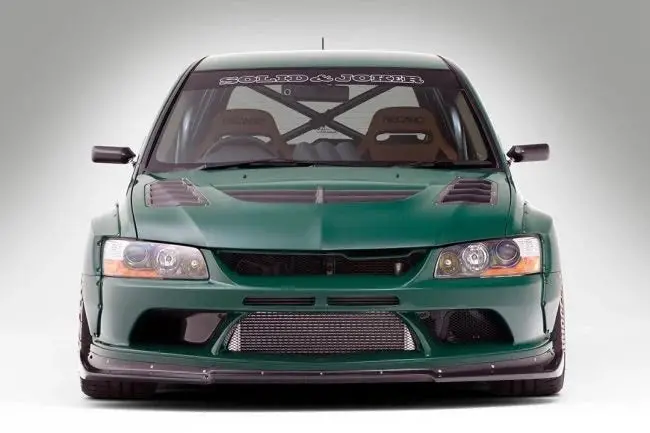 Varis Solid & Joker Cooling Bonnet For Ct9w Mitsubishi Lancer Evolution Ix Wagon [Vbmi-114 / Vbmi-115] 1
