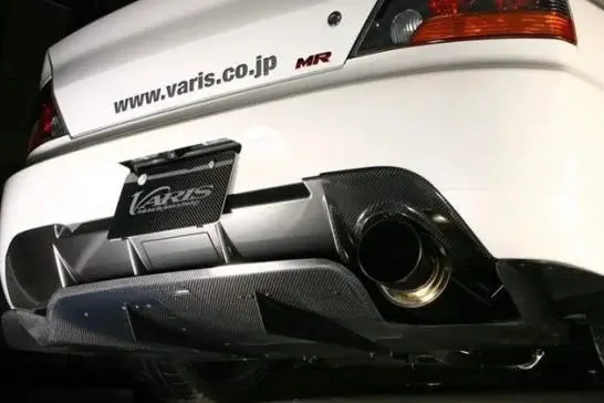 Varis Carbon Ver.2 Rear Diffuser For 2005-2007 Mitsubishi Evolution Ix Ct9a [Vami-097] 1