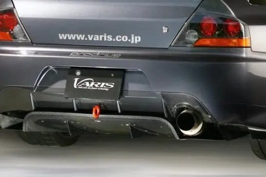Varis Half-Carbon Ver.2 Rear Diffuser For 2005-2007 Mitsubishi Evolution Ix Mr Ct9a [Vami-098] 1