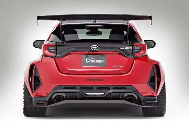 Varis Kamikaze Street Carbon Rear Diffuser For Xp210 Toyota Gr Yaris [Vato-387] 1