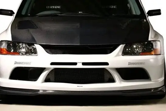 Varis 09' Ver.2 Front Bumper W/ Underlip For Ct9a Mitsubishi Lancer Evolution Ix [Vami-090 / Vami-091] 1