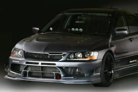 Varis Replacement Frp Underlip For 2005-2007 Mitsubishi Evolution Ix Mr Ct9a [Vami-093] 1