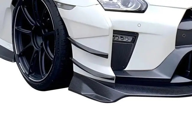 Varis Magnum Opus '19 Double Canard Set (For Ver.3 Front Bumper) For Eba-R35 Nissan Gt-R [Vani-244C] 1